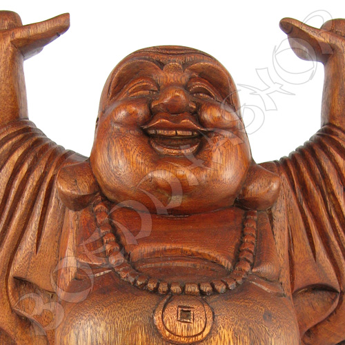 galblaas twee weken Immigratie Groot staand houten Boeddhabeeld | Boeddhashop