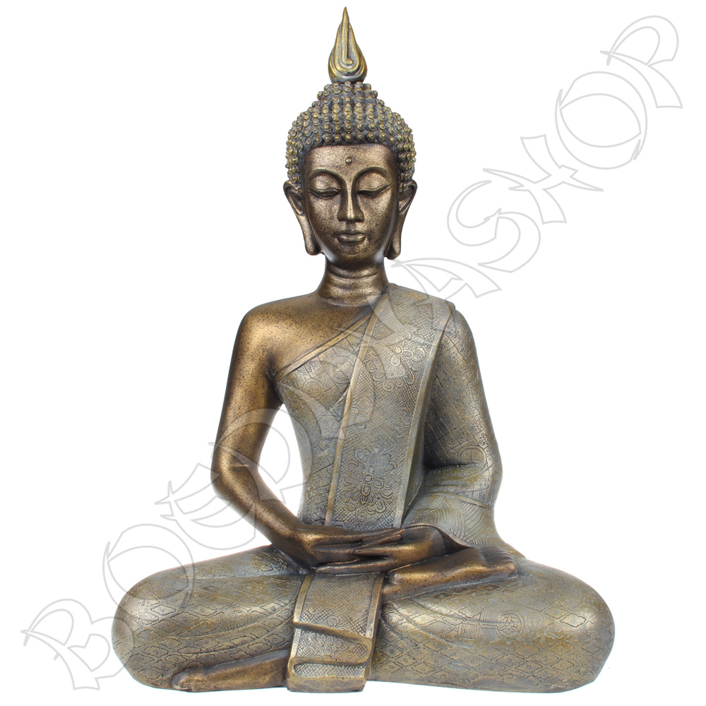 Thaise Boeddha bronslook L Boeddhashop